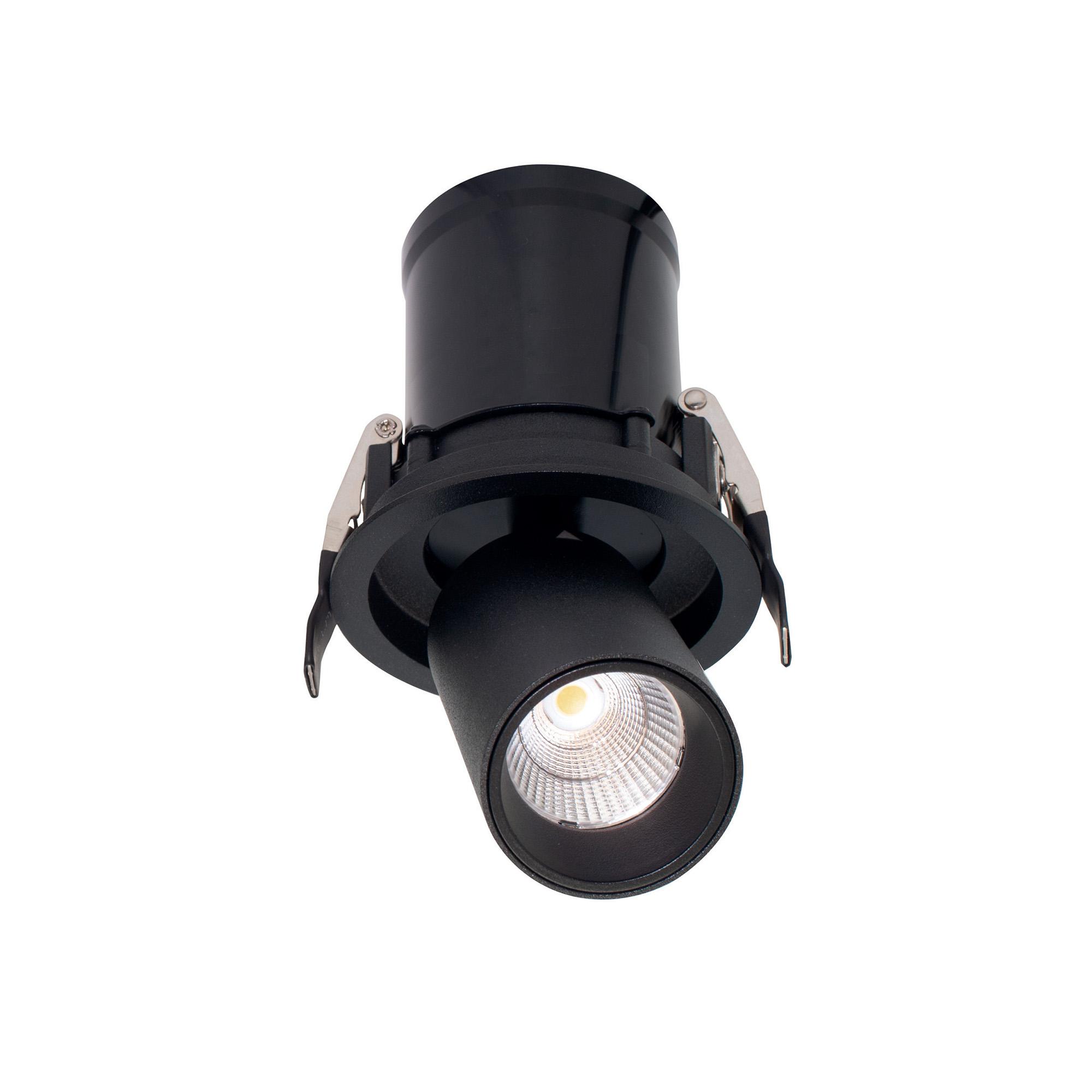 Garda Retractable Recessed Swivel Spotlight