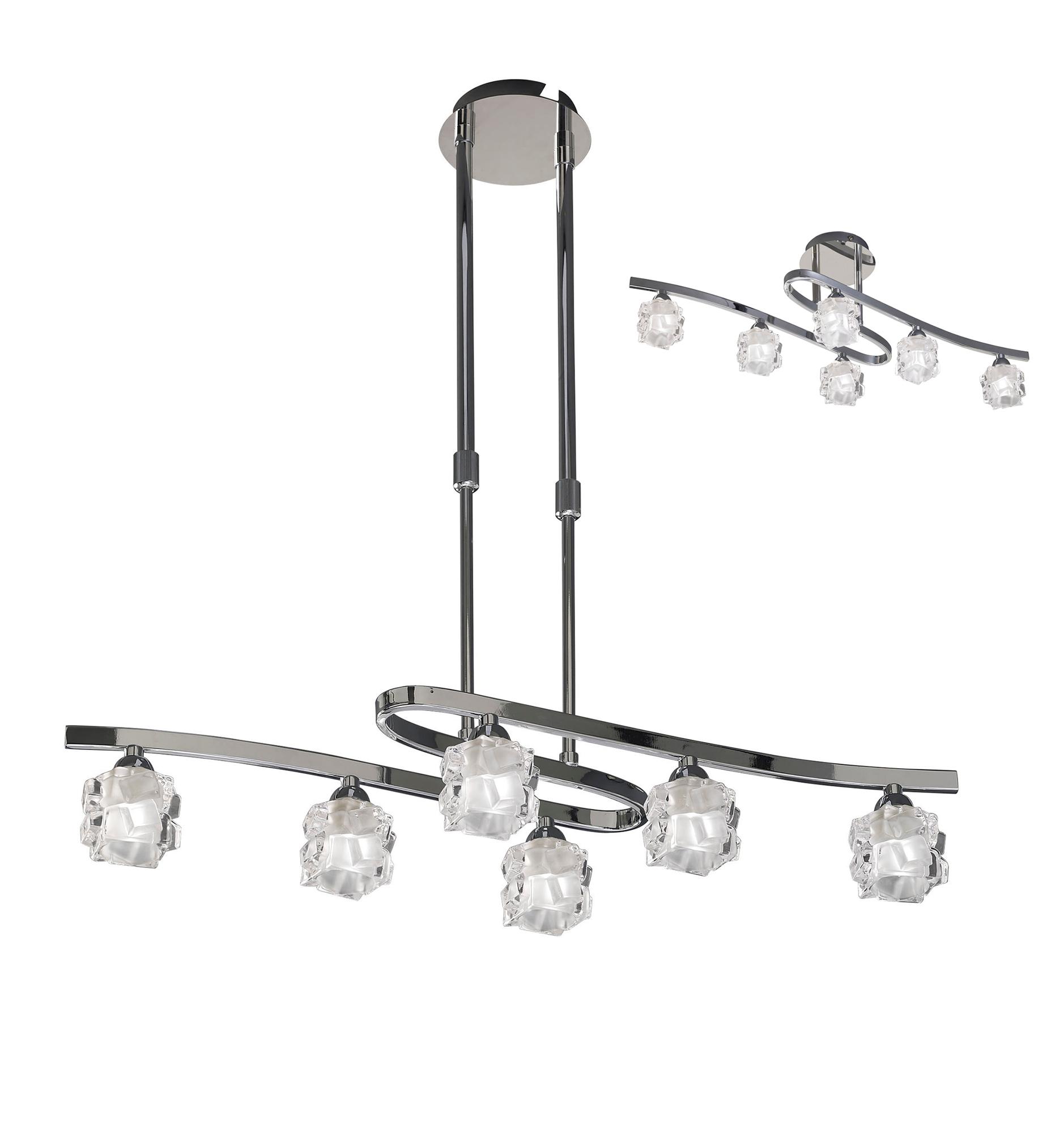Ice Rectangular Telescopic Convertible To Semi Flush
