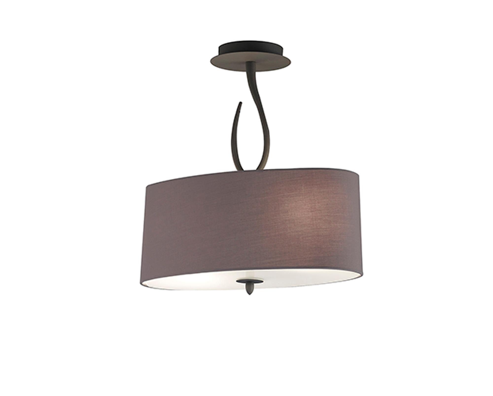 Lua Oval Semi Flush
