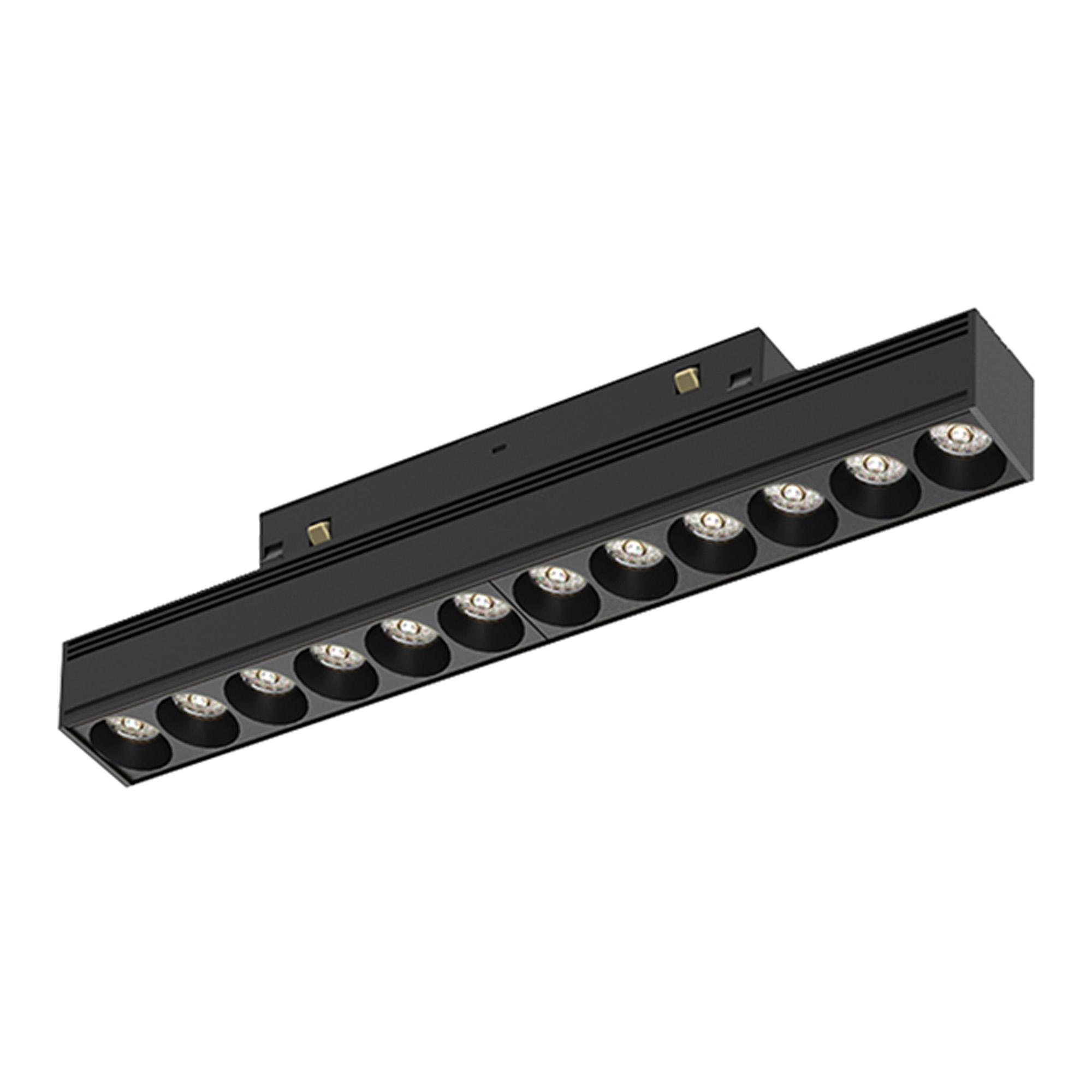 Magneto Linear Light COB Triac Dimmable, 250mm, 12W LED, 2700K, 960lm, Black, 3yrs Warranty