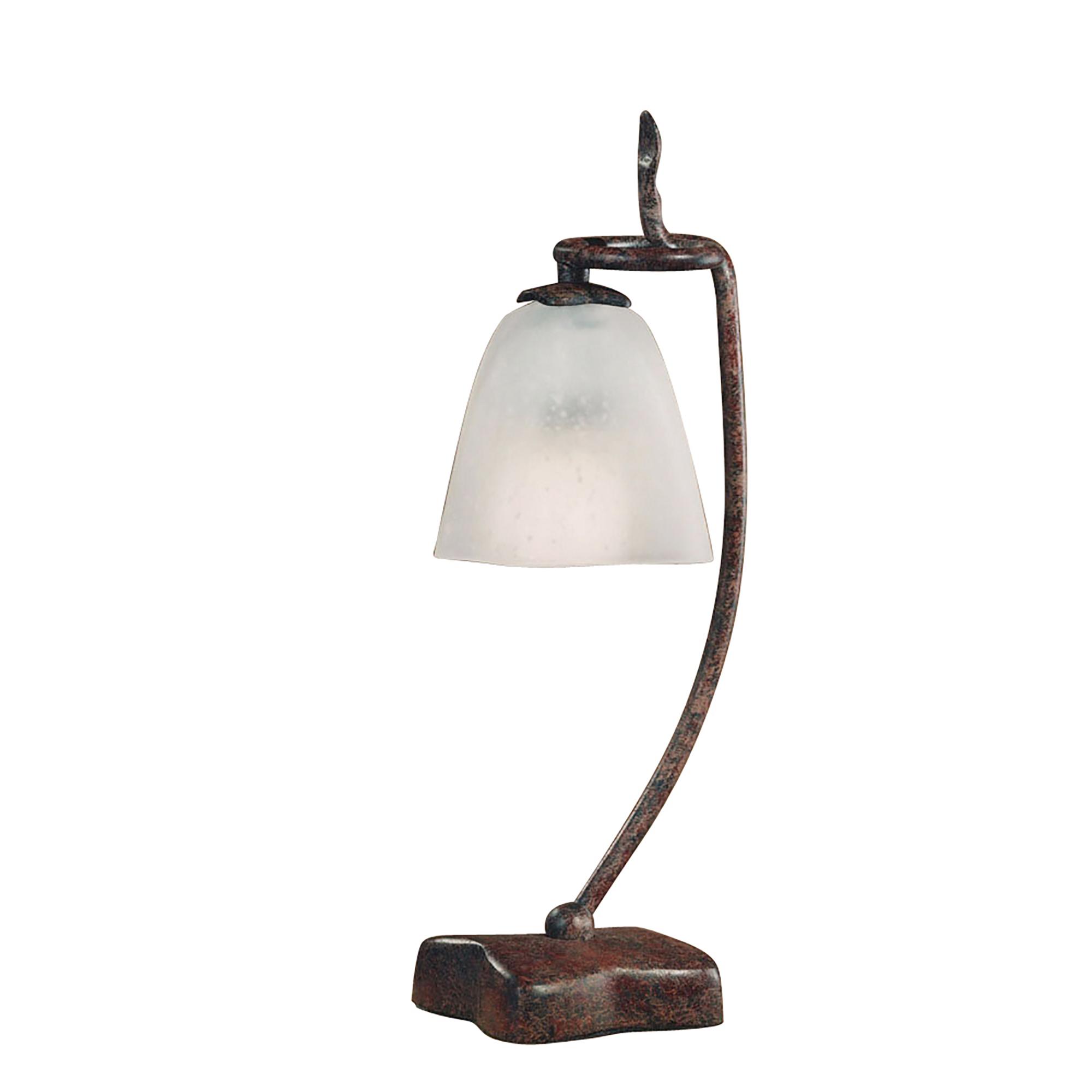 (0001 007) Oberture Table Lamp 1 Light E14, Brown/Black Oxide
