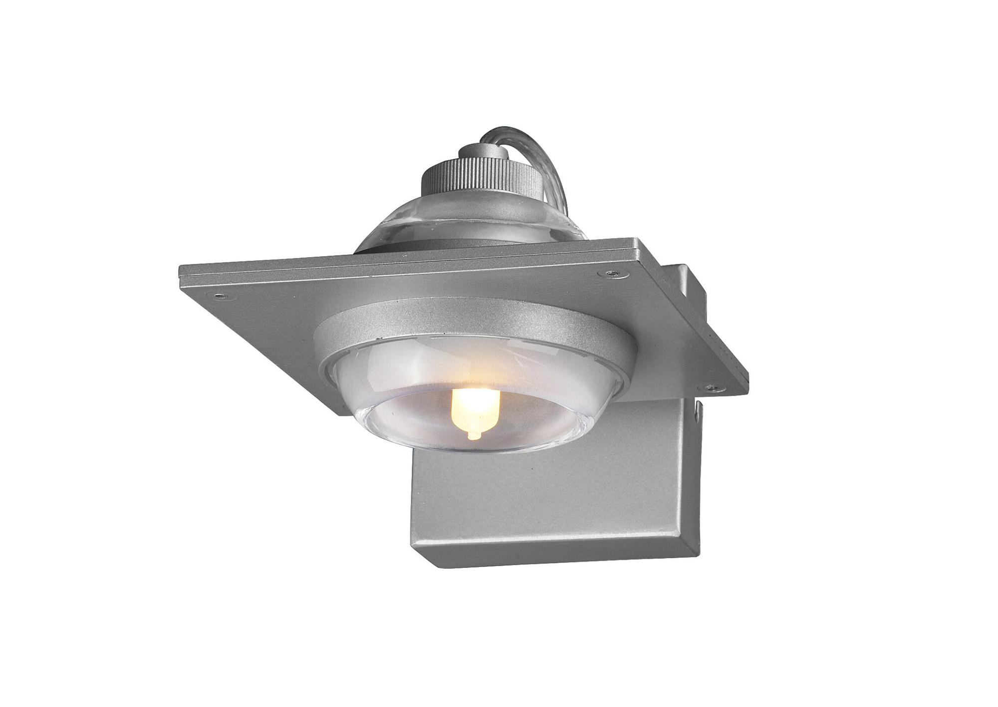 (0040 007) Ull Wall Lamp 1 Light G9 Silver Grey